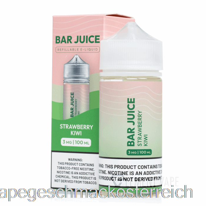 Erdbeer-Kiwi – Riegelsaft – 100 Ml, 0 Mg Vape-Geschmack